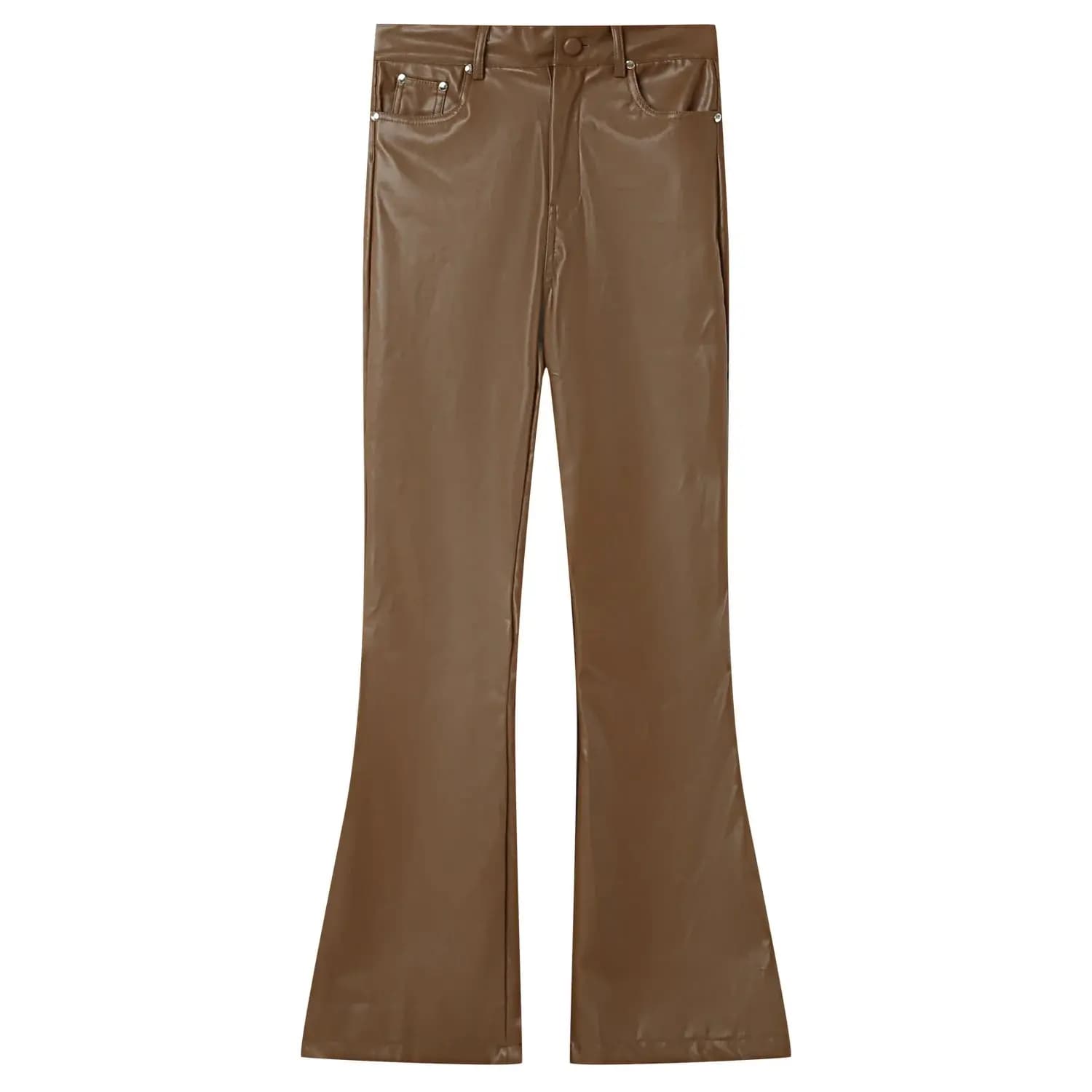 Damenhose aus Kunstleder Sixth June Flare