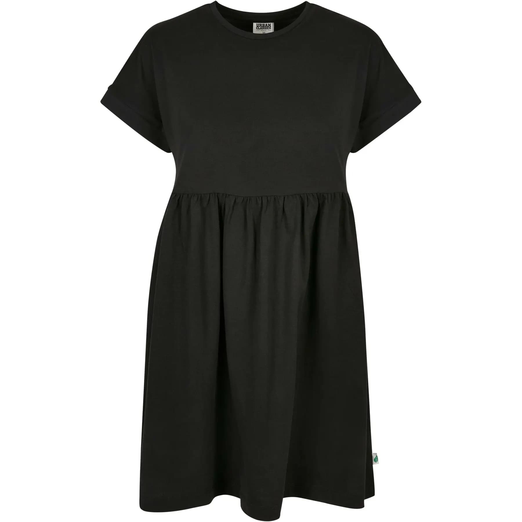 Kleid Damen Urban Classics Organic Empire Valance Tee