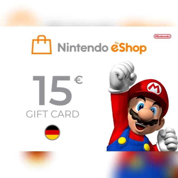 Nintendo eShop Card 15 EUR Key - GERMANY