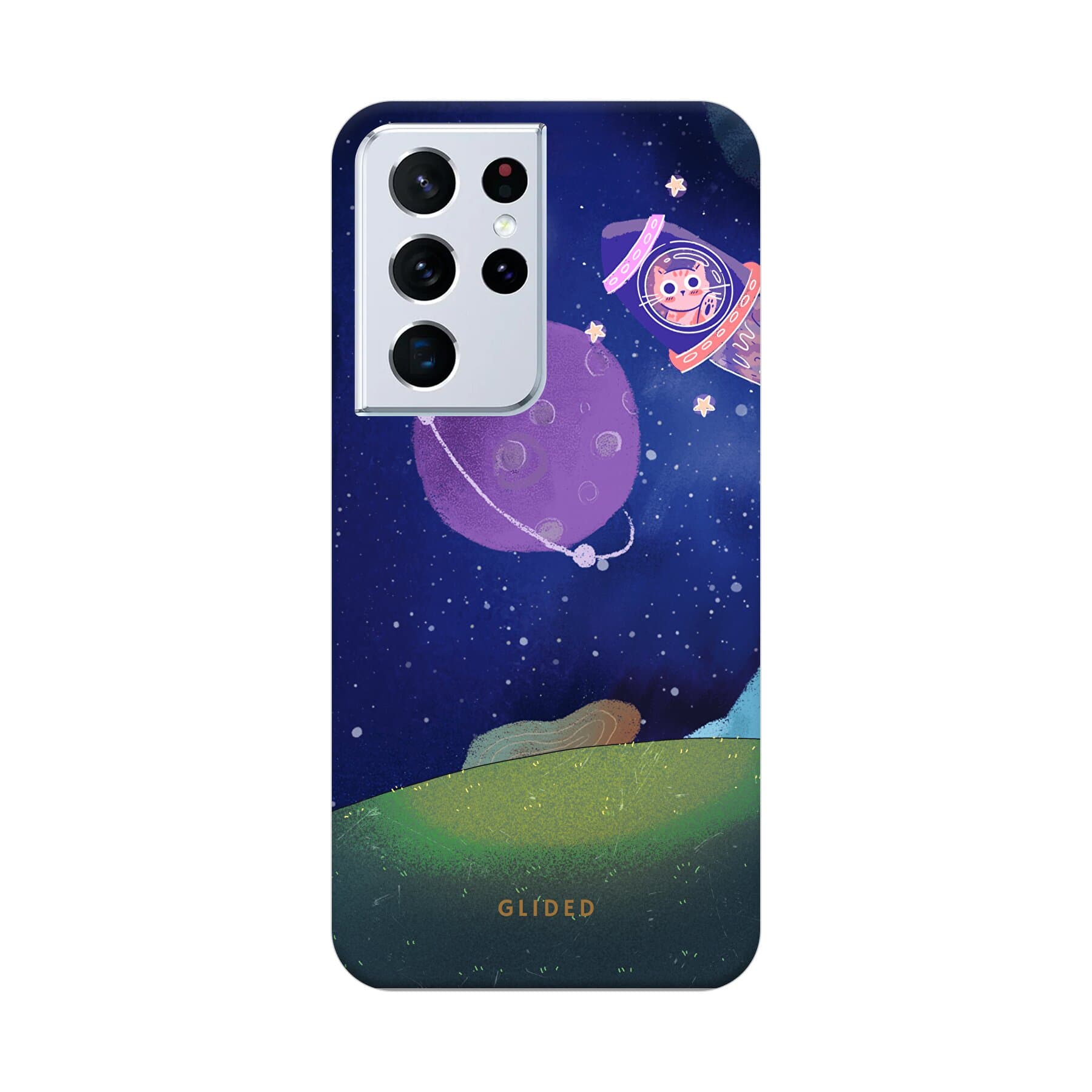Galaxy Cat - Samsung Galaxy S21 Ultra 5G Handyhülle - Biologisch Abbaubar