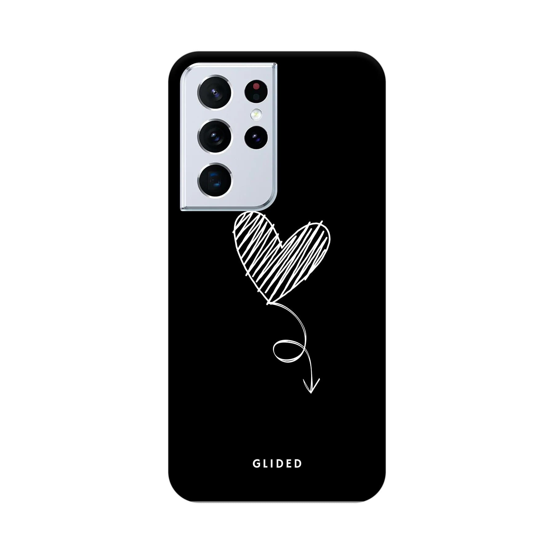 Dark Heart - Samsung Galaxy S21 Ultra 5G Handyhülle - Biologisch Abbaubar