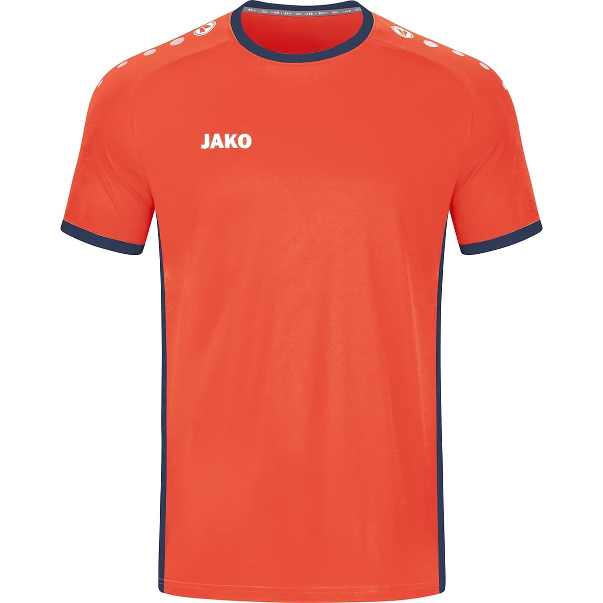 JAKO Trikot Primera Kurzarm (flame/navy / Größe 152 / Kinder)
