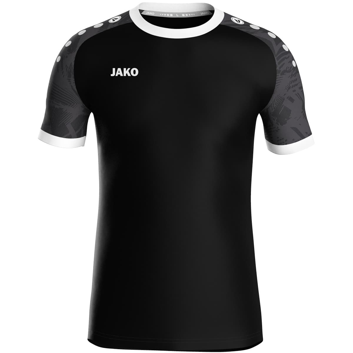 JAKO Trikot Iconic kurzarm (schwarz/anthrazit / Größe 116 / Kinder)