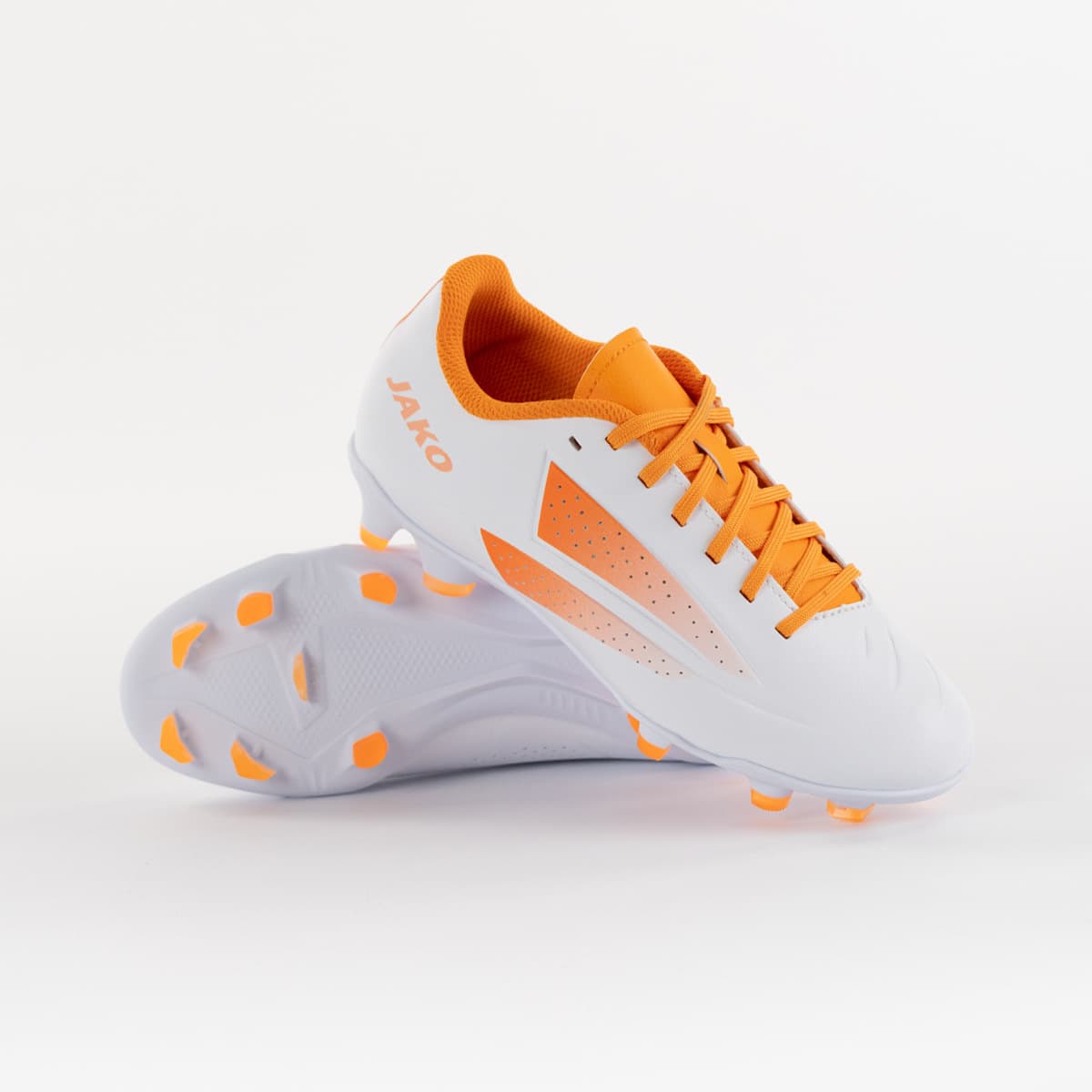 JAKO OPURA Academy FG/AG (weiß/orange / Größe 37,5 / Schuhe europäisch)