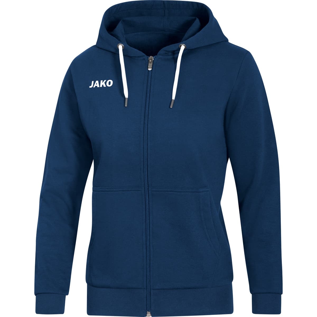 JAKO Kapuzenjacke Base (Blau / Größe 140 / Kinder)