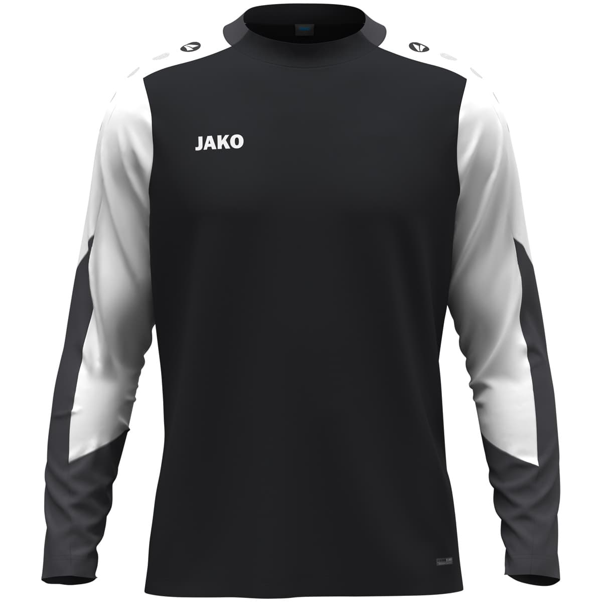 JAKO Longsleeve Dynamic (schwarz/weiß/anthrazit / Größe 140 / Kinder)