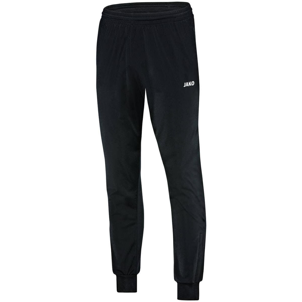 JAKO Polyesterhose Classico Kurzgrößen (Schwarz / Größe 28 / Herren Kurzgrößen)