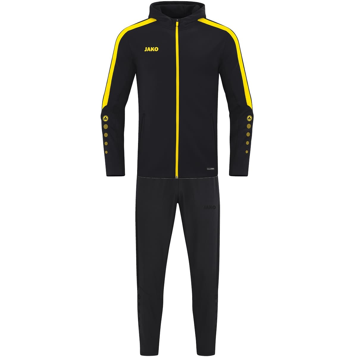 JAKO Präsentationsanzug Power (schwarz/citro / Größe 4XL / Unisex)