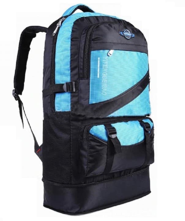 Herren-Wanderrucksack E974 hellblau