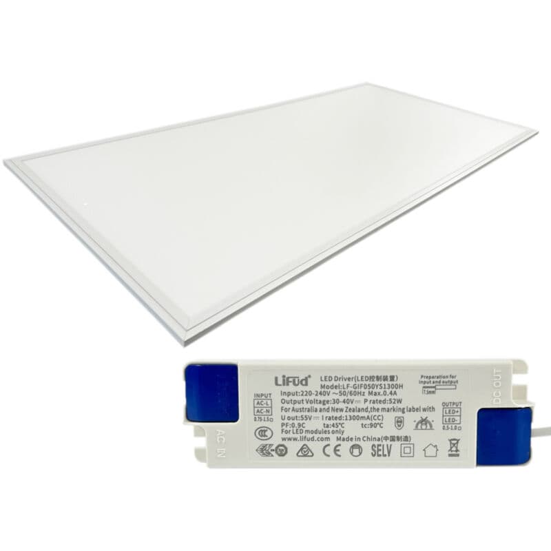 Led-einbaupanel 120x60 Sirrah 60w 3000k