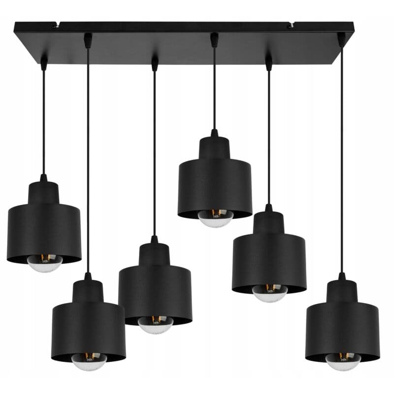 Moderne Deckenhängelampe Schwarze Led-lampe