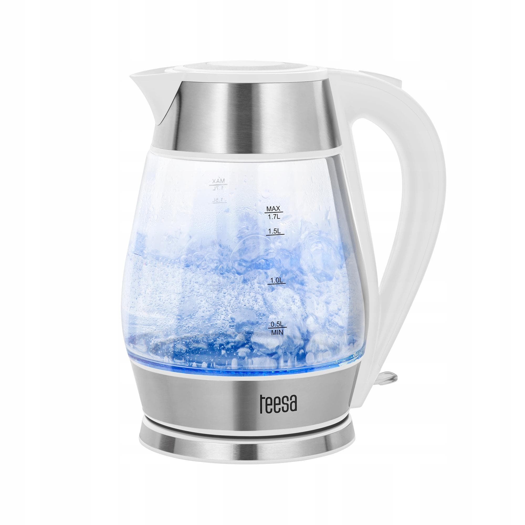 Elektrischer Wasserkocher Teesa Tsa1512w Weiß 1 7 Liter 2200 W