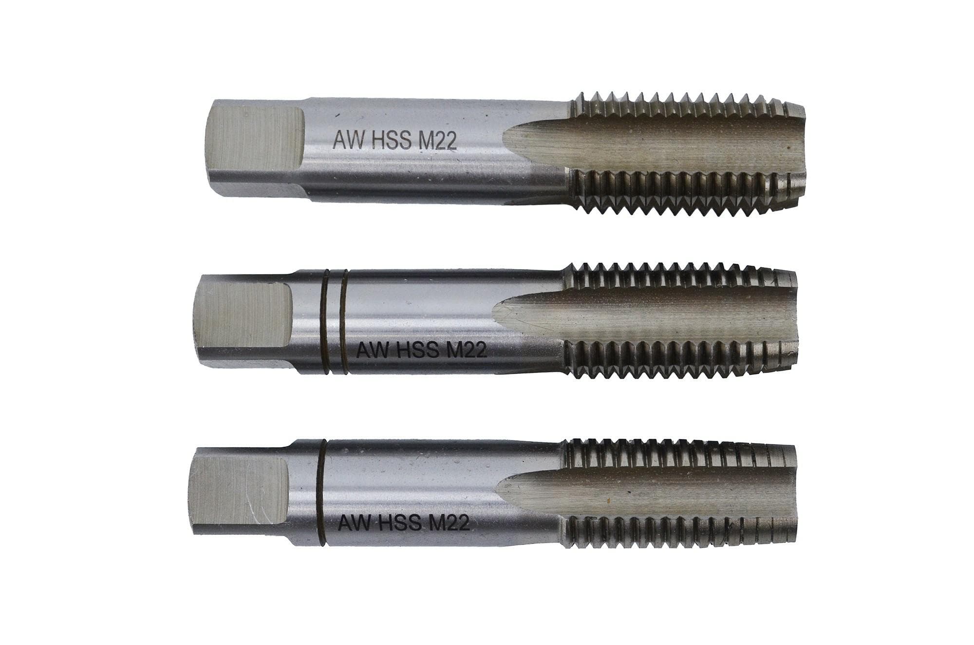 Awtools Taper M2 Hss M8x1.25 / Kpl.3stk.