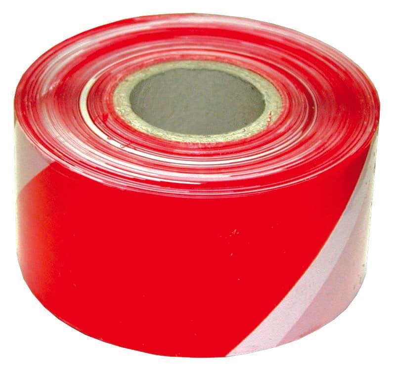 100m Weiß/rotes Warnband Outifrance