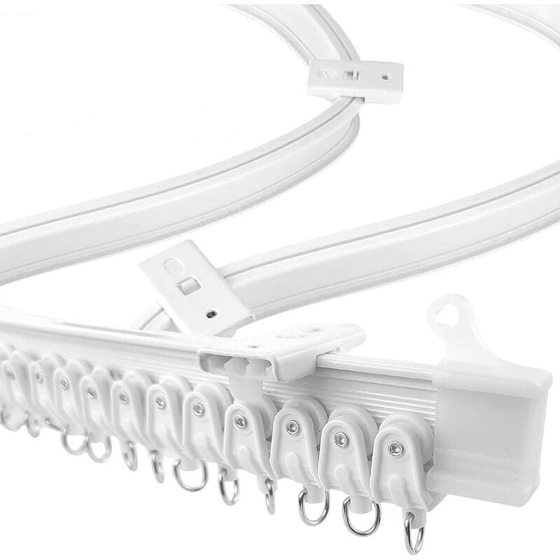 Flexible Gardinenstange, 5 Meter Ausziehbare Gardinenstange, Gardinenstange, Raumteiler-gardinenschiene