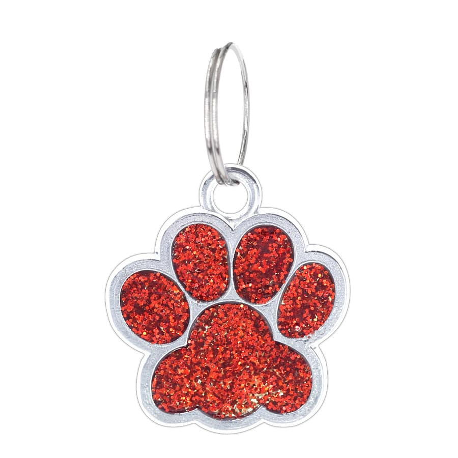 Sollbry - Niedliche Personalisierte Haustier-namensschilder Für Katzen/hunde – Personalisierte Glitzer-haustiermarke, Anpassbare Katzenmarke,