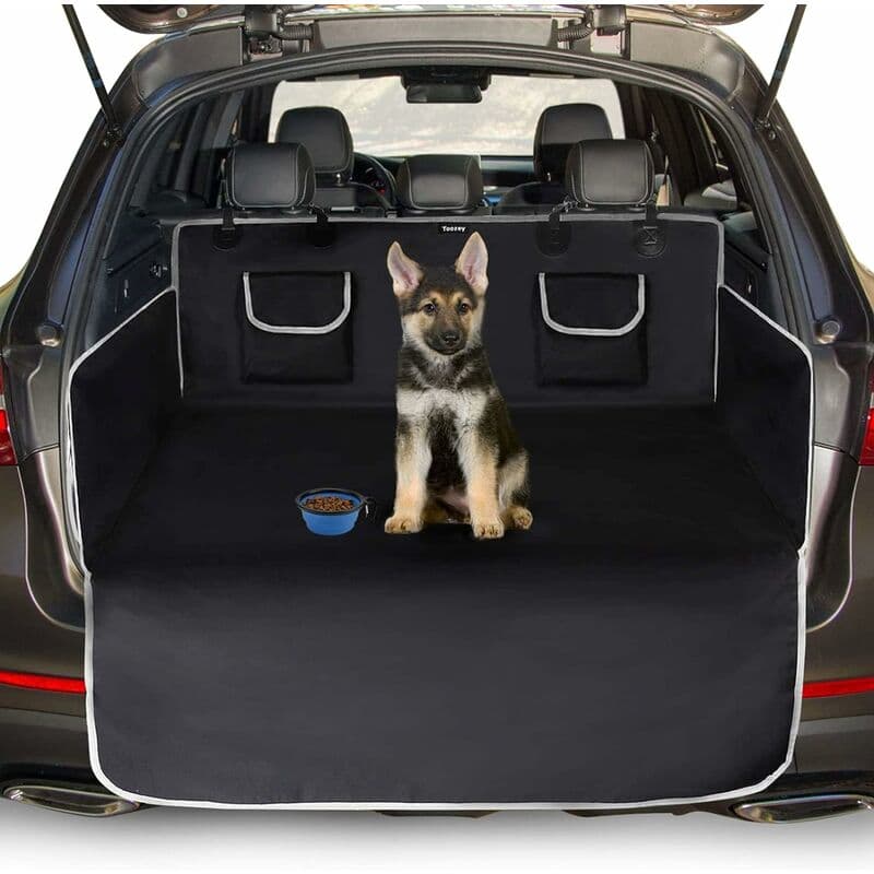 Niemals Verwendet] Universelle Kofferraumabdeckung Für Hunde, 2 Große Taschen, Wasserdicht Und Rutschfest, 185 X 105 Cm Große Kofferraumabdeckung