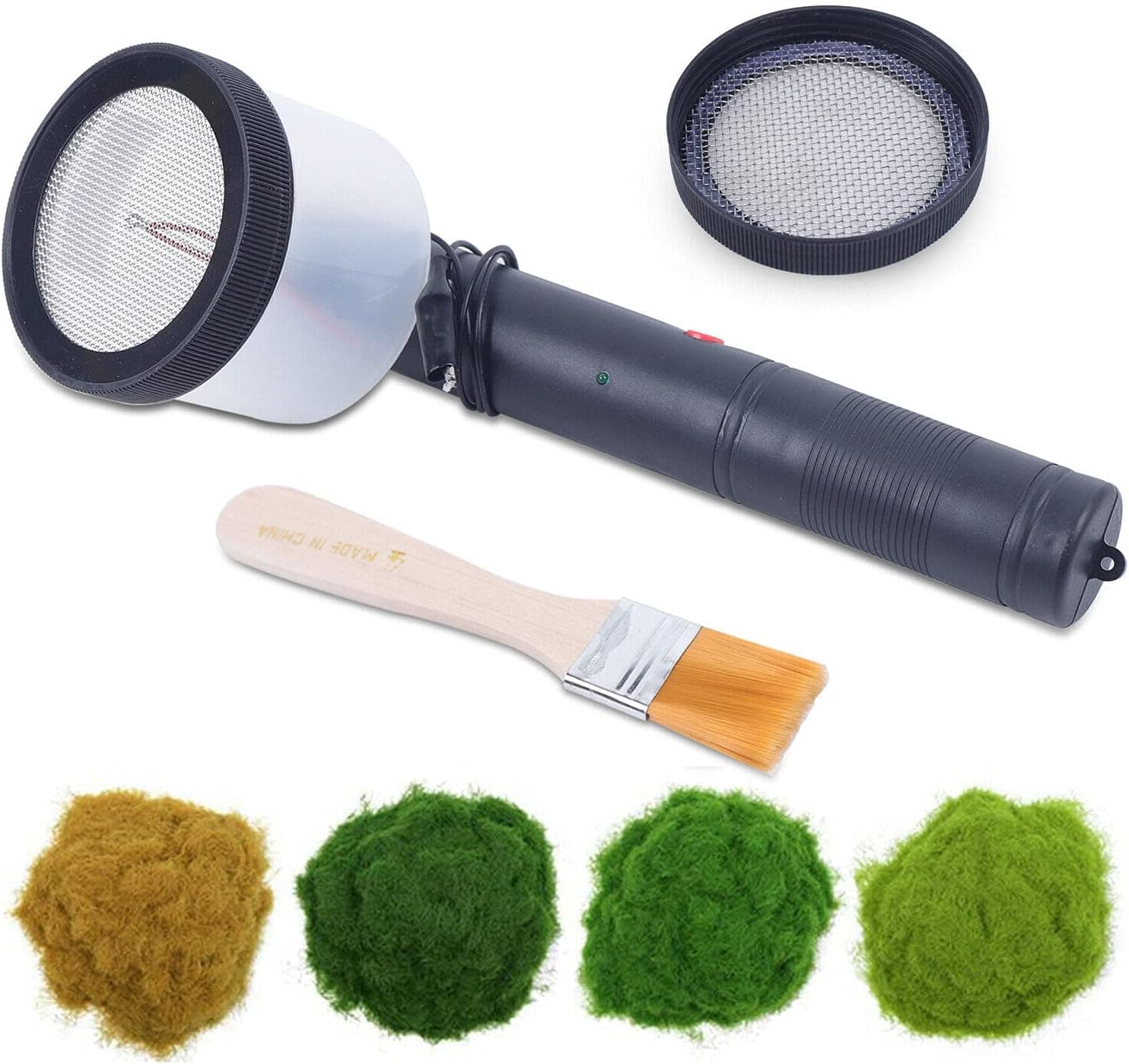 Senderpick - Mini Elektrostatischer Flockapplikator, Mini Statische Grasflockmaschine, Abs Flockmaschine Für Diy Scenic Small Terrain Builds,