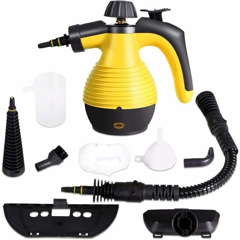 Handdampfreiniger, Tragbarer Dampfreiniger Mit 9 Zubehörteilen Zum Entfernen Von Flecken, Teppichen, Vorhängen, 3 Bar Hochdruck Für Küche Und Bad,