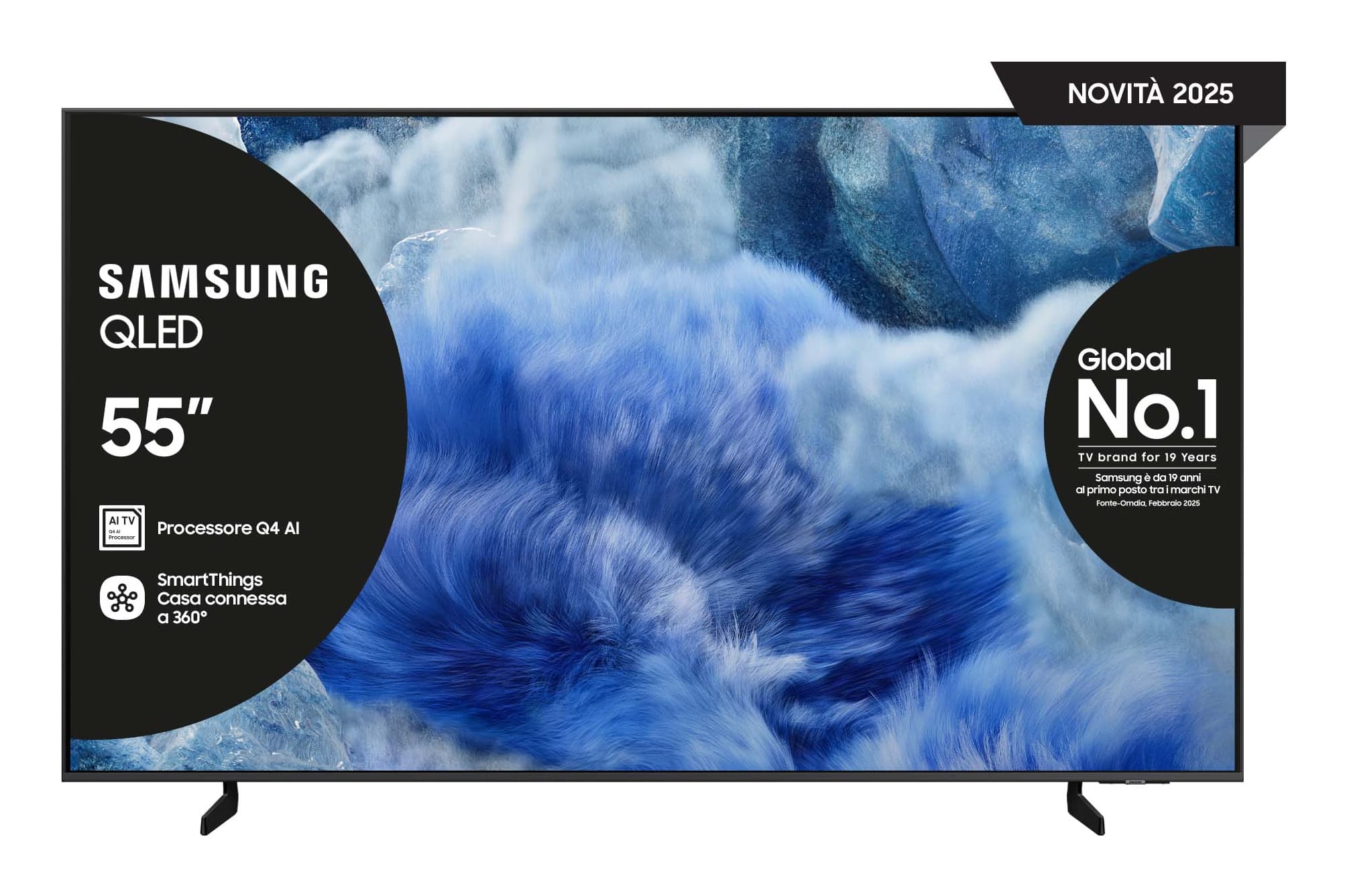 Samsung Qe55q8faauxzt Tv 139,7 Cm (55") 4k Ultra Hd Smart Tv Wifi Grey