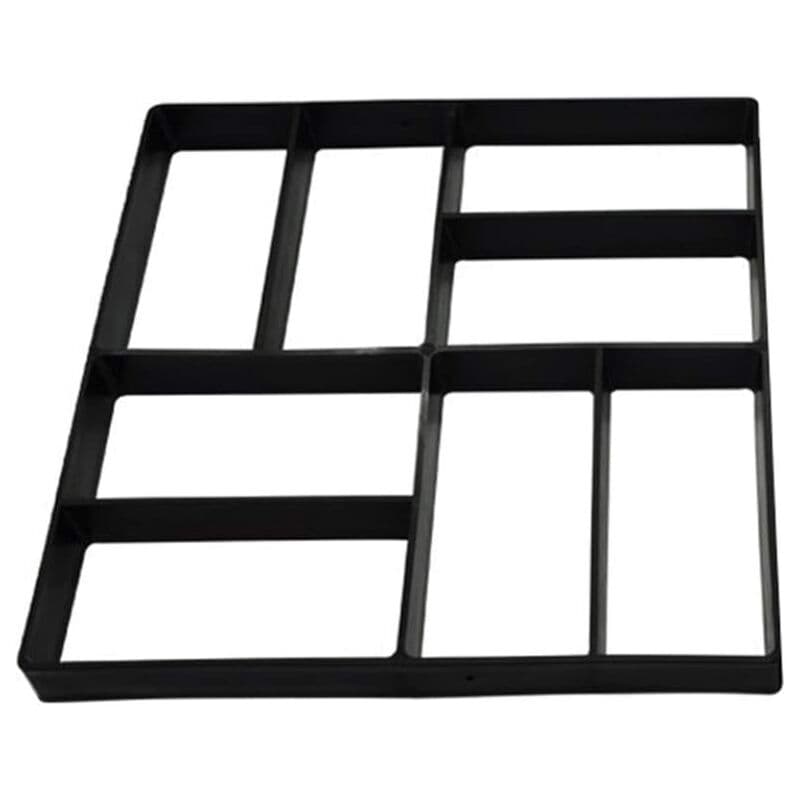 Betonpflasterform Für Wege, Wiederverwendbare Pflasterform Für Selbstgemachte Pflastersteine, Auffahrt, Garten, Terrasse, Ziegel, 40 X 40 Cm - Ymyny