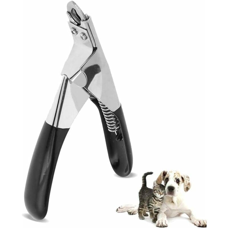 Starke Guillotine-knipser-nagelknipser-krallenschere Für Haustierhunde (schwarz)