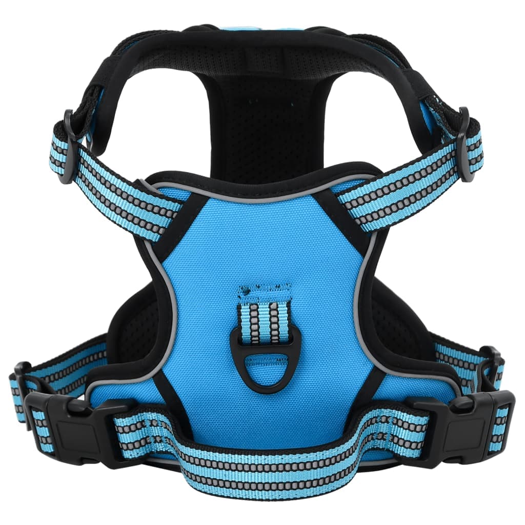 Hundegeschirr Reflektierend Verstellbar Blau Xl Vidaxl