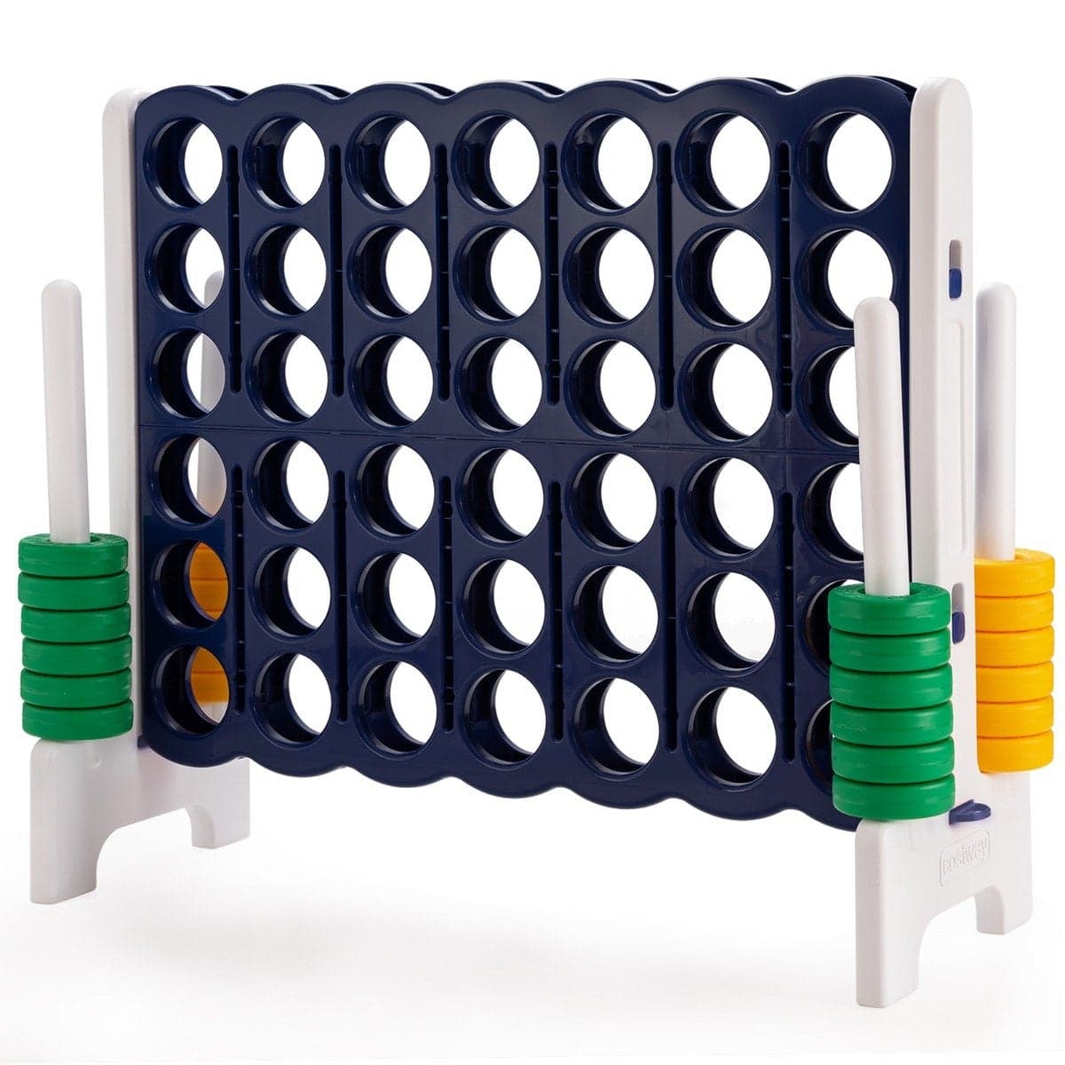 4 Gewinnt Riesen Spielset Fur Kinder Und Erwachsene 120 X 42 X 104 Cm Grau Dunkelblau