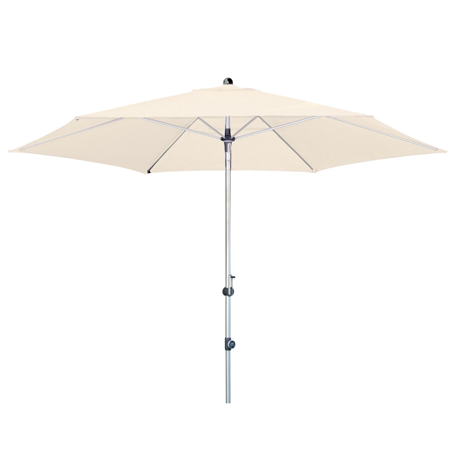 Sonnenschirm/ Kurbelschirm 'expert 280 Auto Tilt' 280 Cm, Natur, Bezug Aus 100% Polyester, Gestell Aus Aluminium, 7,1 Kg Sonnenschirm / Kurbelschirm