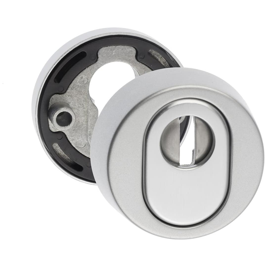 Edi Alu-schutzrosettenpaar Za,15mm,schachtelpack Bis Ts68mm 7256 F01