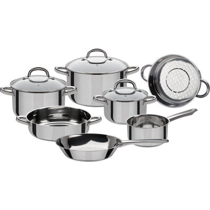 Batterie De Casseroles En Acier Inoxydable Montréal - 10 Pieces