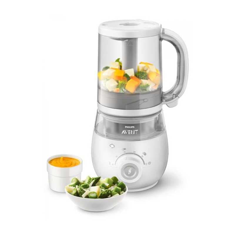 Philips Avent Scf885/01 Dampfgarer-mixer Weiß Grün