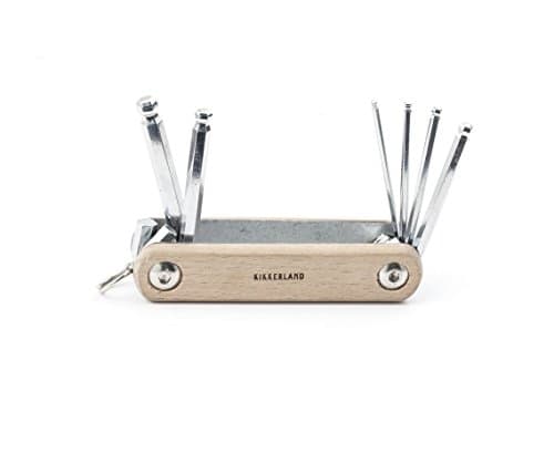 Multifunktionswerkzeug Kikkerland Cd117 Beechholz Stahl Kompakt Ergonomisch