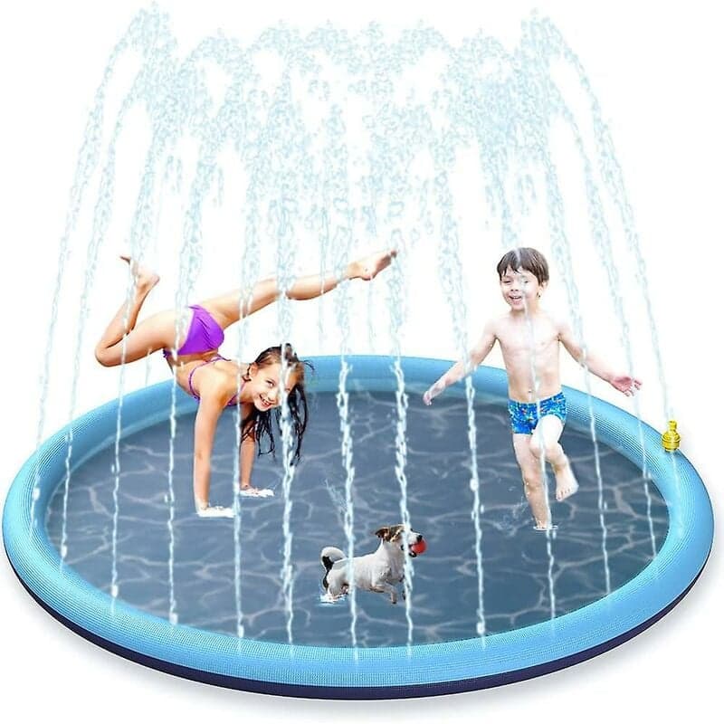 Spritzsprinklermatte, Rutschfeste Wasserspielmatte Für Kinder, Mumu Garten-wasserspielgeschenk