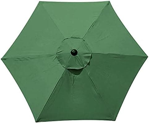 Sonnenschirmhülle Aus Polyester, Uv-beständig, Für 6 Gerippte Sonnenschirme, Farbe: Dunkelgrün, 2 M