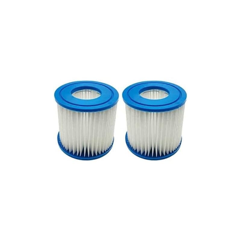 2er-pack Filterkartuschen Für Bestway Typ Vii Und D, Kompatibel Mit Intex Typ D Filterkartusche Hot Spring Spa Swimming Pools