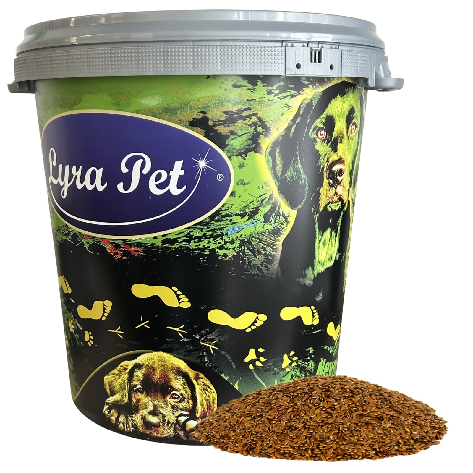 10 Kg Lyra Pet Leinsamen In 30 L Tonne