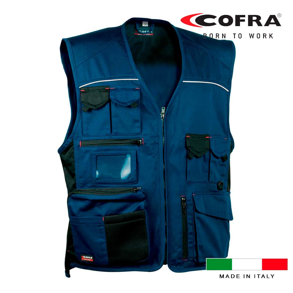 Cofra Arbeitsweste Marineblau Größe 56
