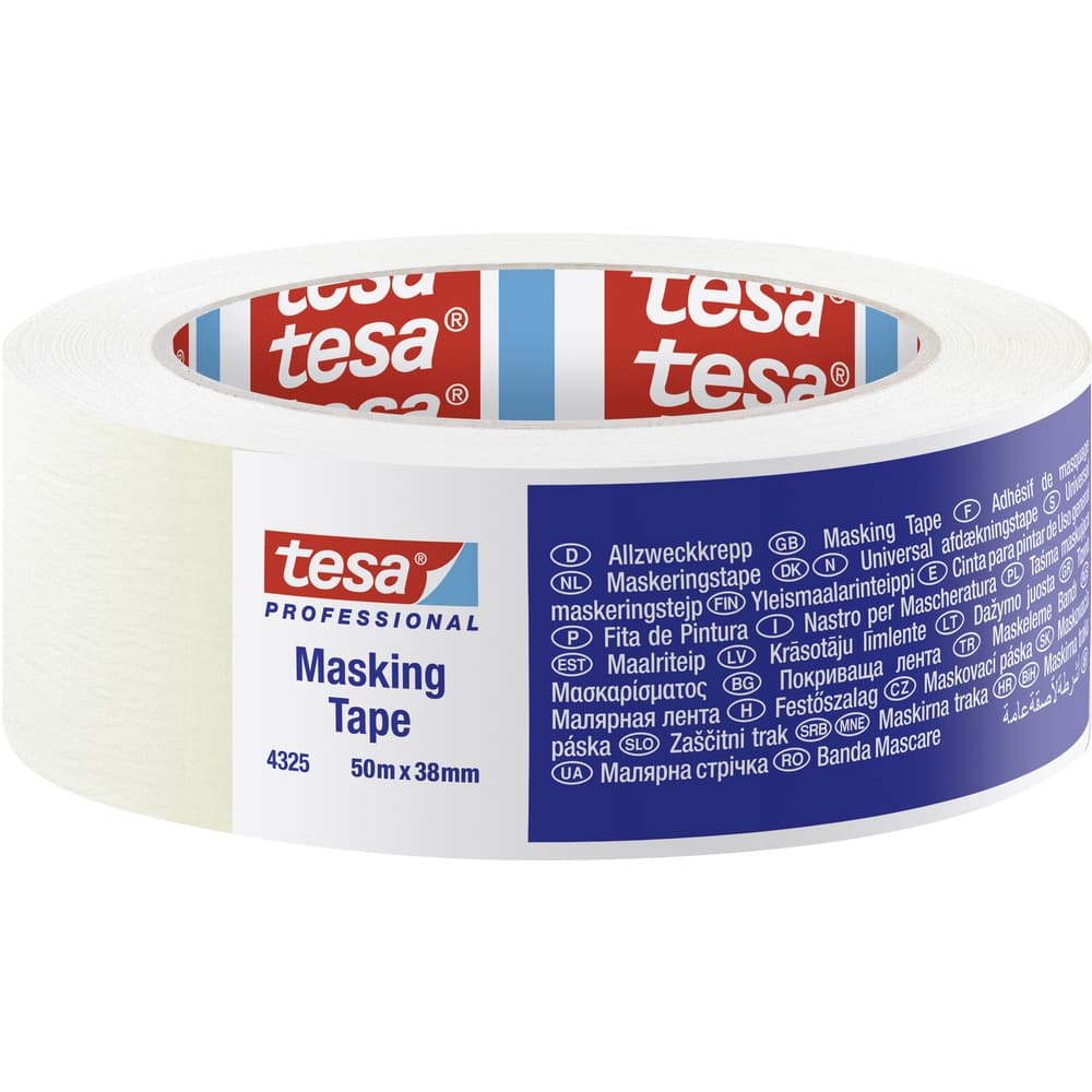 Tesa - Standard 04325-00003-01 Kreppband ® Professional Beige (l X B) 50 M X 38 Mm 1 St.