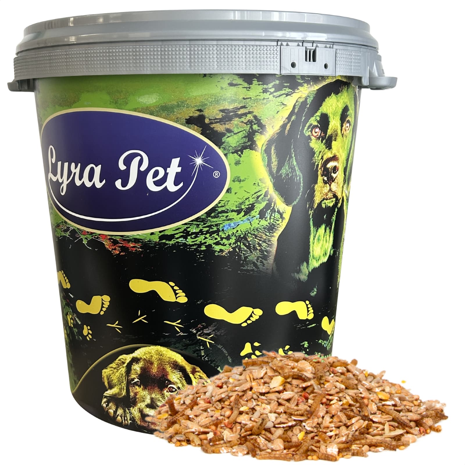 Lyra Pet - 10 Kg ® Fettfutter Aus Der Alb-mühle Protein-mix In 30 L Tonne
