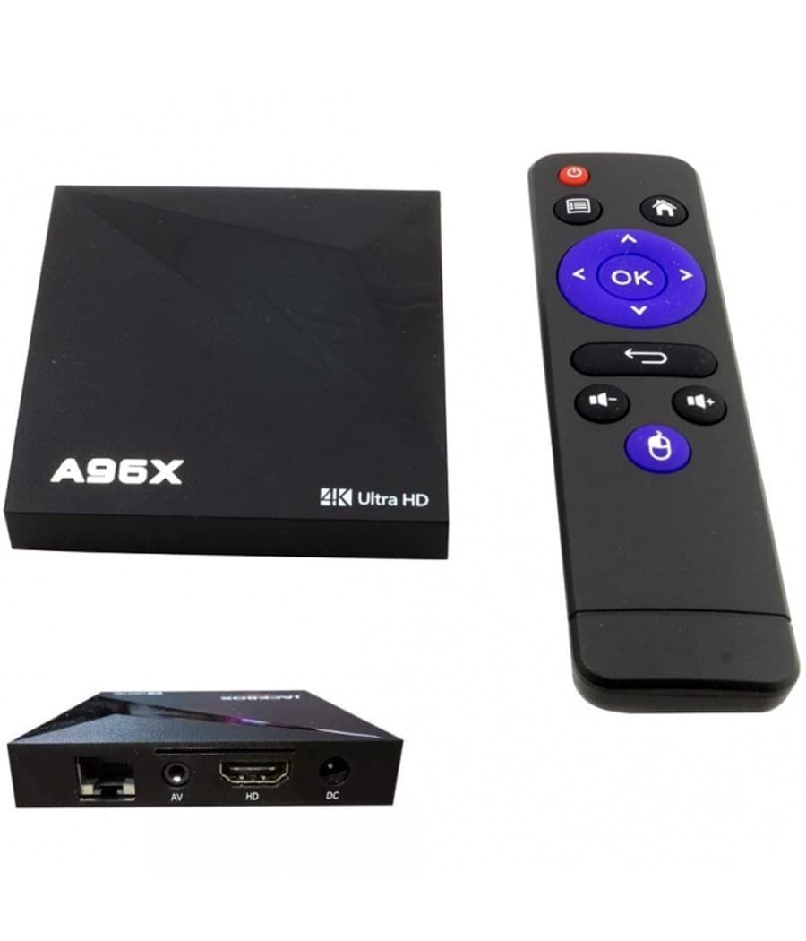 Trade Shop Traesio - Trade Shop - Android 7.1 A96x Tv 4k Ram Quad-core Cortex-a53 Smart 3 Usb Hdmi Rj45 Sd -