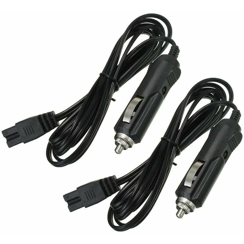 Aiperq - 2 M 12 V Auto Kühler Kühlschrank Zigarettenanzünder 2 Pin Ladekabel