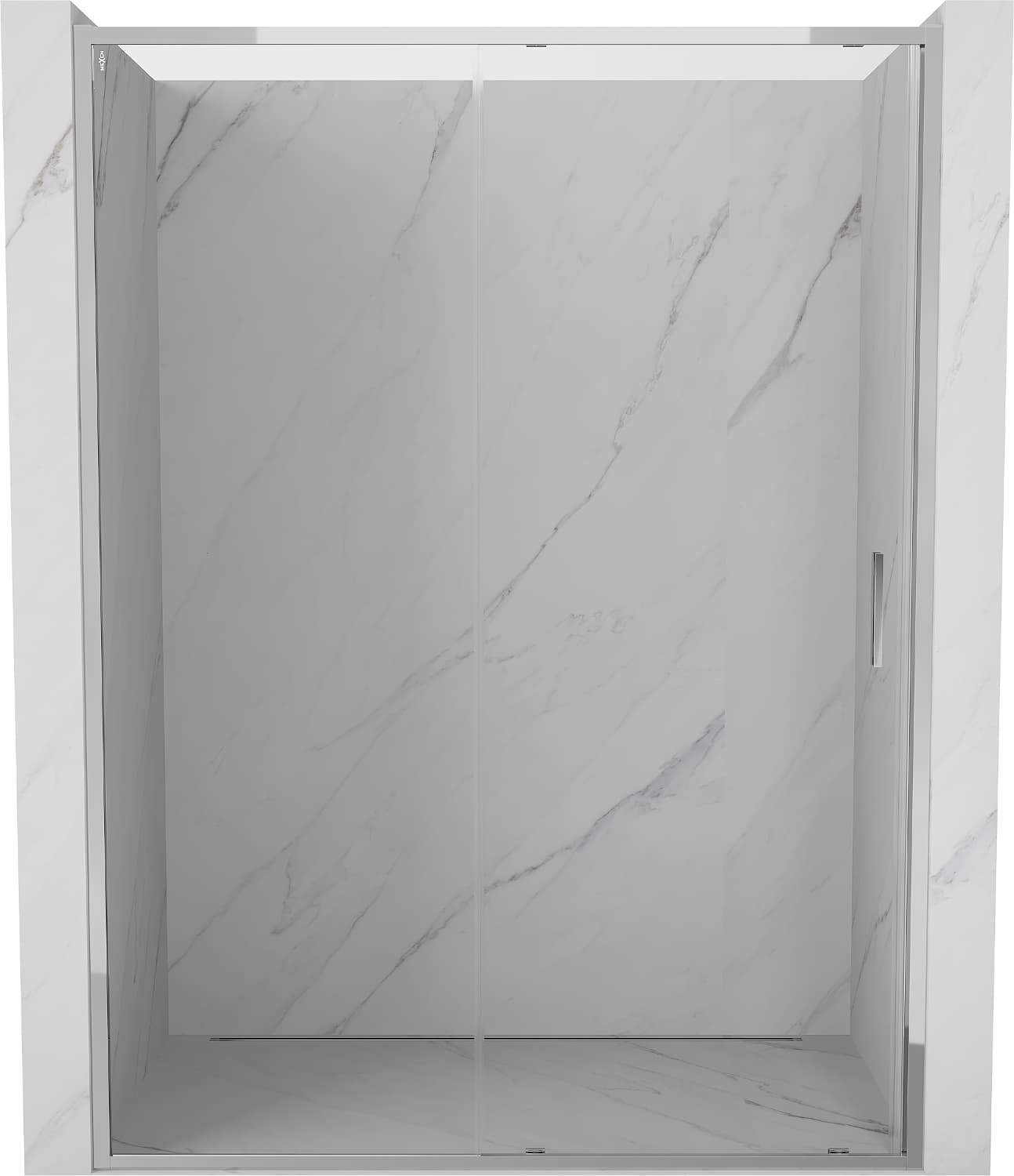 Exo Schiebetür Für Duschkabine 160 Cm, Transparent, Chrom - 8151-160-000-01-00 - Mexen