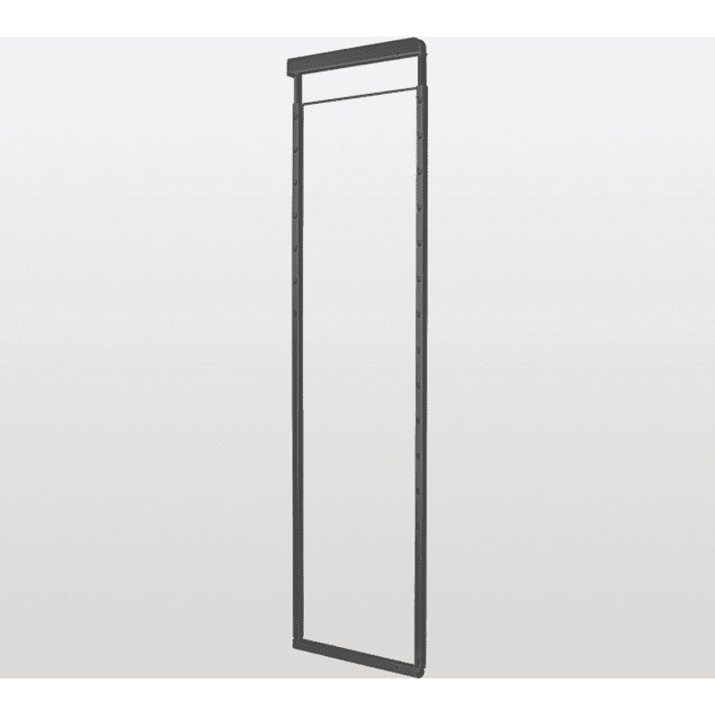 Höhenverstellbarer Rohrrahmen 1200-1600 Hochschrank Standard Anthrazit - Peka