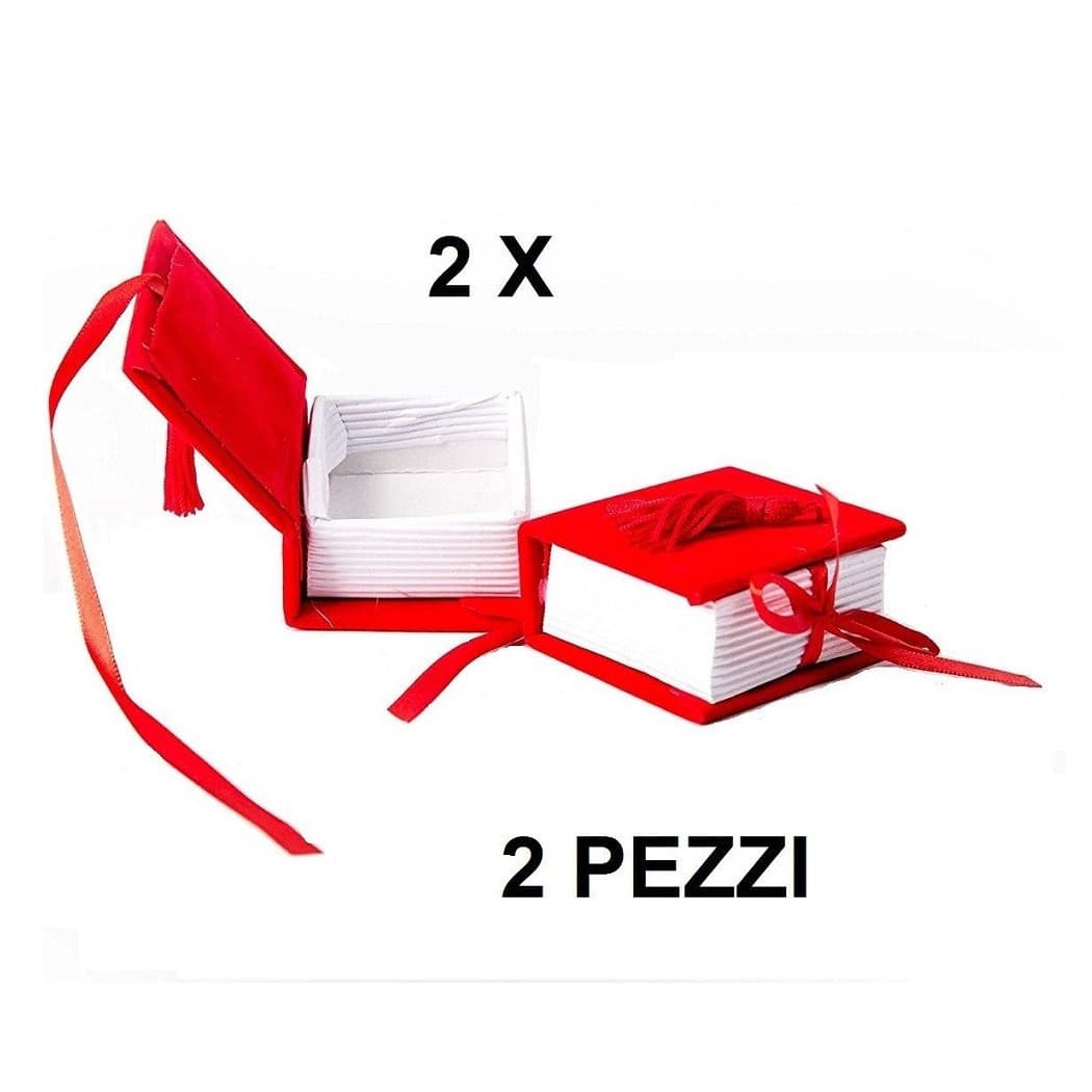Trade Shop Traesio - Trade Shop - 2x Discovered By Laure Bomboniera Libro Rosso Dezorationen Eventen -