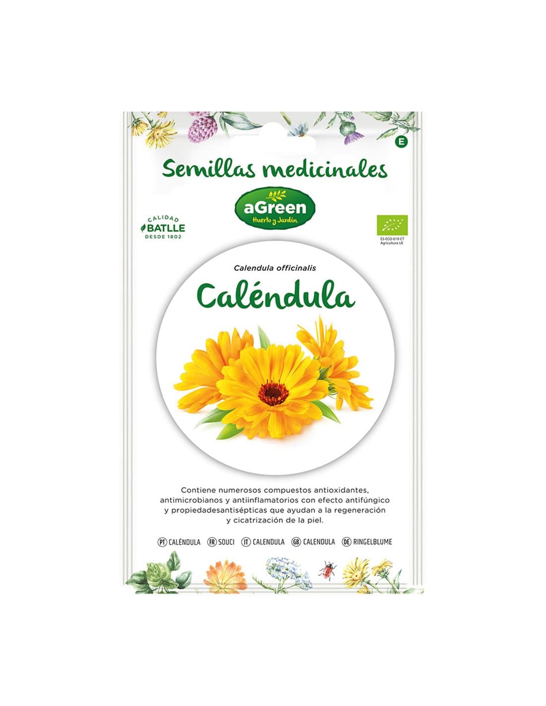 Beutel Mit 'medizinischen' Öko-ringelblumensamen 857002bolsh Agreen