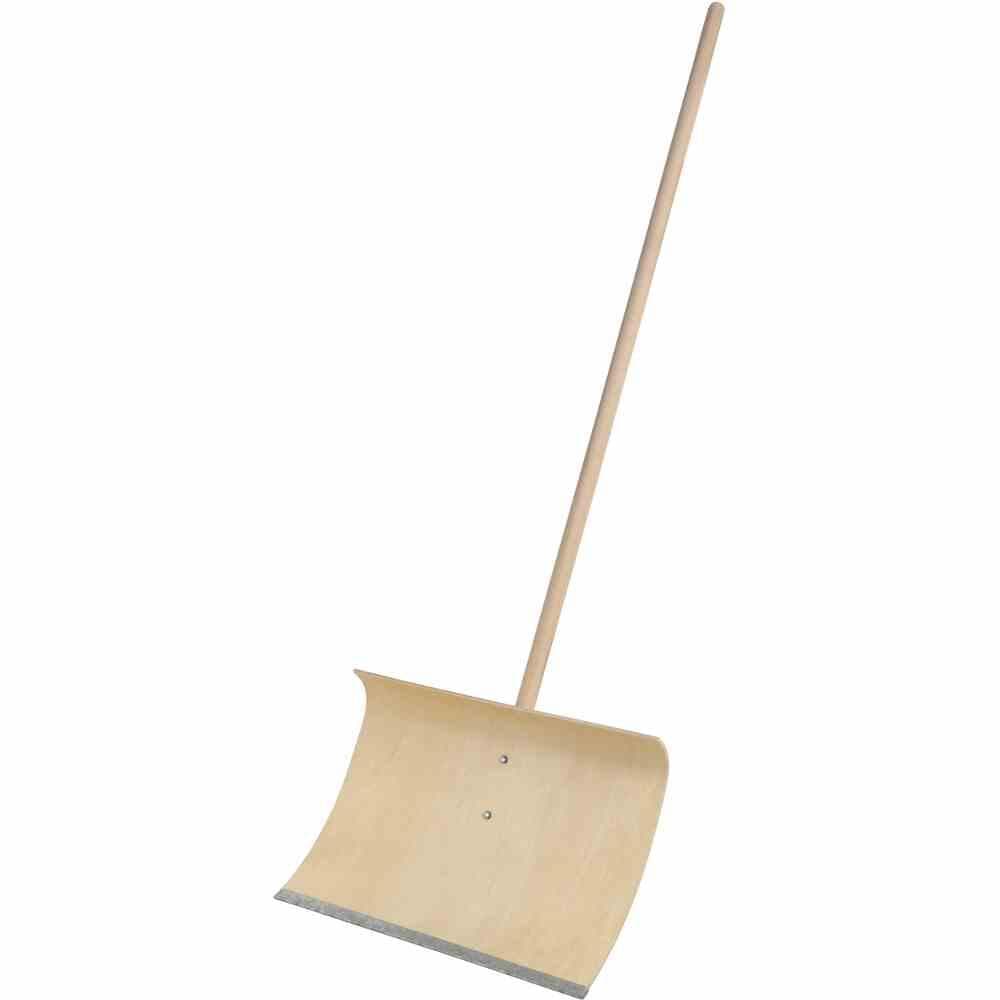 Ergoline - Sperrholz-schneeschieber 55 Cm Mit Kante Und Schraubstiel