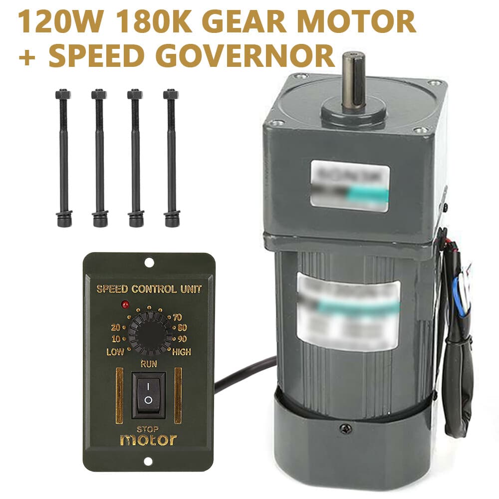 Gojoy - Ac 220v Getriebe Getriebemotor Cw/ccw Speed Regelbar Metallgetriebe 120w 180k