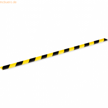 Durable Flächenschutzprofil S10 1m selbstklebend schwarz/gelb