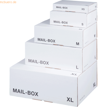 smartboxpro Versandkarton 00069075 weiß 395x248x141mm 20 Stück